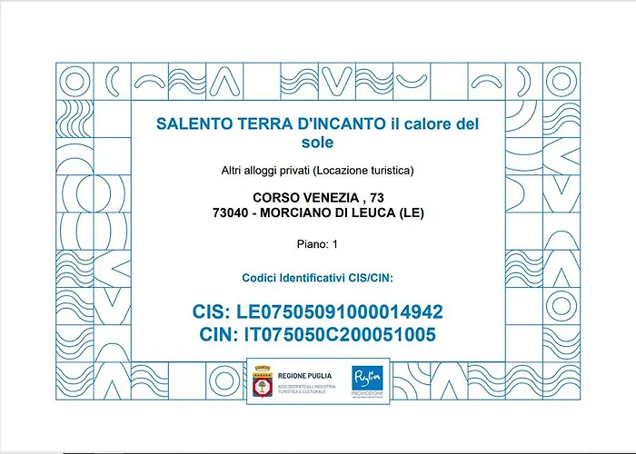 Апартаменты Salento Terra D'incanto Торре-Вадо